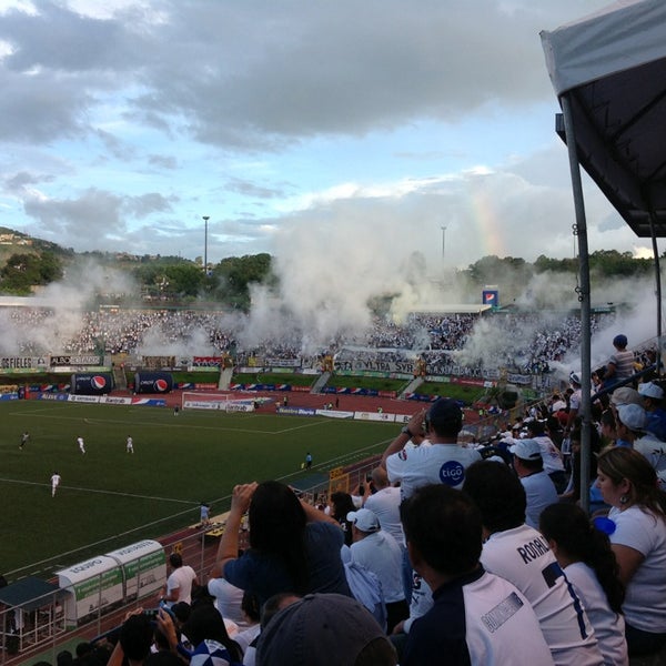 Photo taken at Estadio Cementos Progreso by Javier d. on 6/23/2013