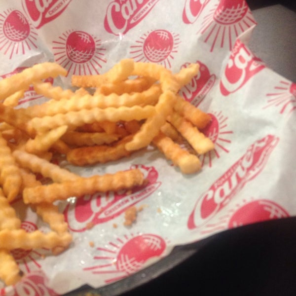 Photo taken at Raising Cane&#39;s Chicken Fingers by Javier d. on 4/17/2014
