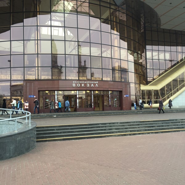 Photo taken at Minsk Railway Station by Павел Б. on 3/6/2016