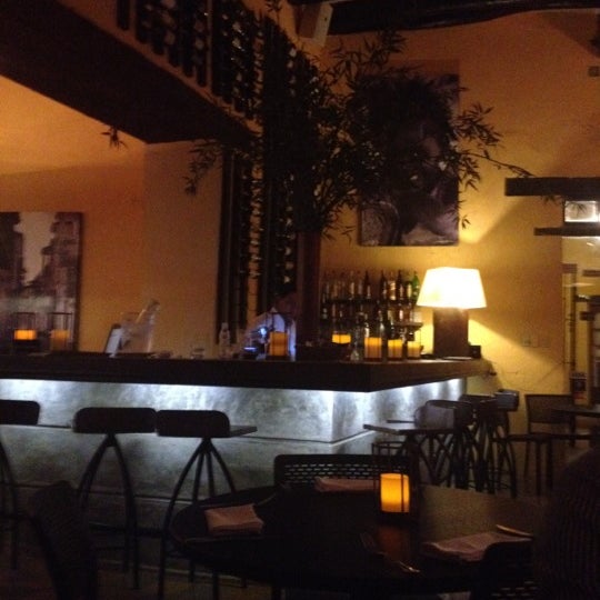 Photo taken at Restaurante Salou Cartagena by Andrea on 8/14/2012