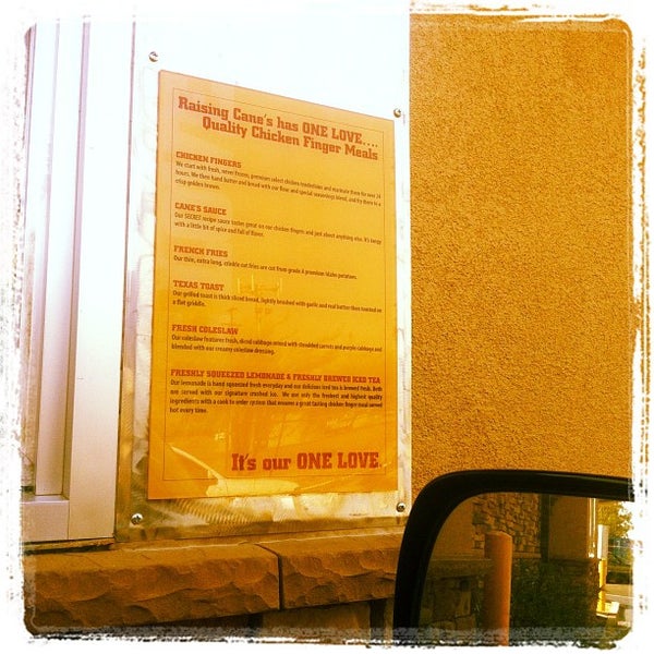 Photo taken at Raising Cane&#39;s Chicken Fingers by House M. on 5/14/2012