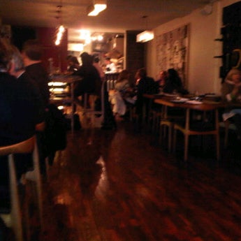 Photo taken at Keriwa Cafe by Nate H. on 2/11/2012