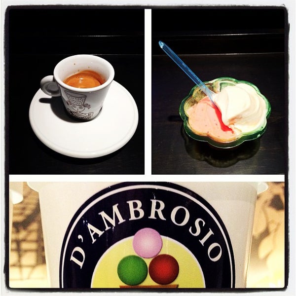 Photo taken at D&#39;ambrosio Gelato by Andrew B. on 4/3/2012
