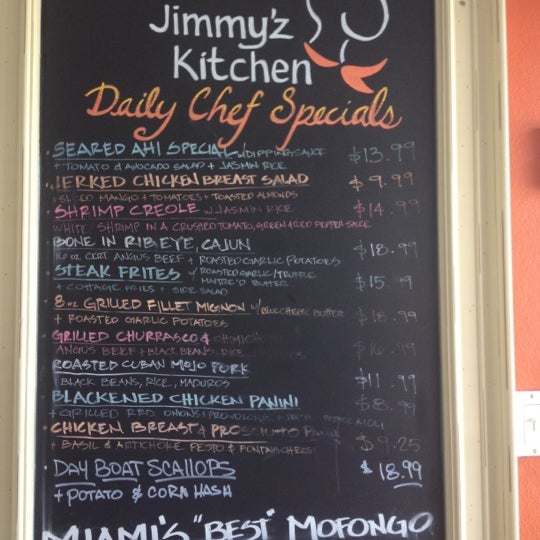 Photo taken at Jimmy&#39;z Kitchen SoBe by Daddy F. on 2/21/2012