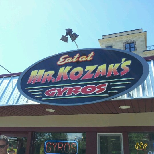 Photo taken at Mr. Kozak&#39;s Gyros by Josh Y. on 6/22/2012