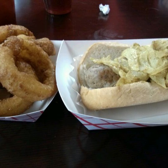 Photo taken at The Wiener&#39;s Circle by David S. on 4/14/2012