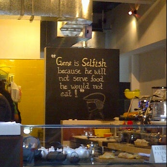 Photo taken at Selfish Gene Cafe by Winnie K. on 2/11/2012