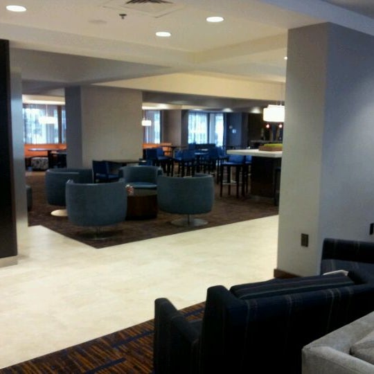 Photo taken at Courtyard by Marriott Jersey City Newport by Greg S. on 4/5/2012