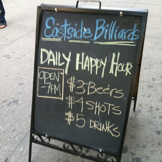 Photo taken at Eastside Billiards &amp; Bar by Meg on 9/11/2012