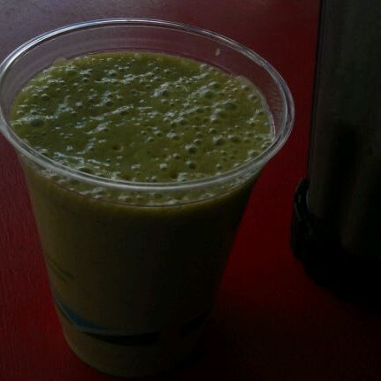 In the last month, the Kale Sensation was added. Get it! (kale, banana, mango and almond milk)