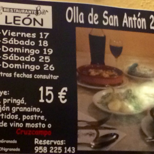 Foto scattata a Restaurante Bar León da Francisco A. il 1/18/2014