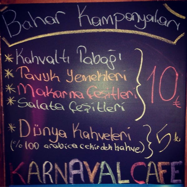 Снимок сделан в Karnaval Cafe пользователем Hasan Y. 4/15/2015