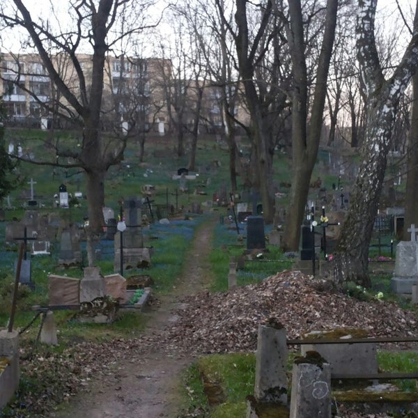 Photo taken at Bernardine Cemetery by Agnė K. on 3/30/2014