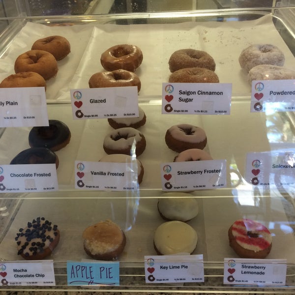 Photo taken at Peace Love &amp; Little Donuts by Kaitlin H. on 1/4/2015