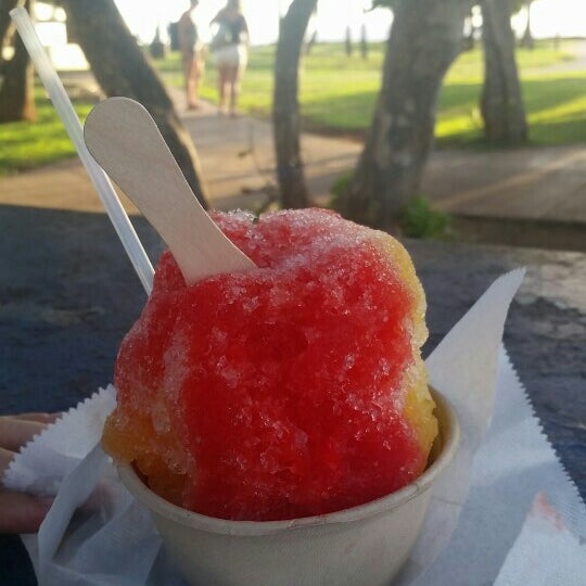 Photo taken at Local Boys Shave Ice - Kihei by Anthea T. on 11/29/2015
