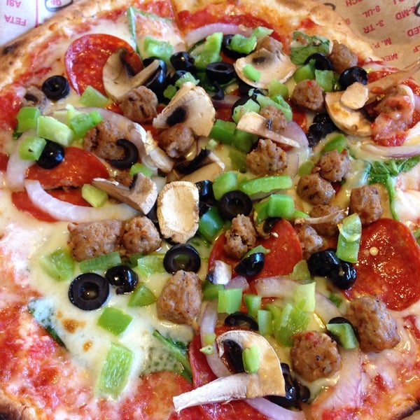 Photo taken at Mod Pizza by Elaine W. on 7/31/2014