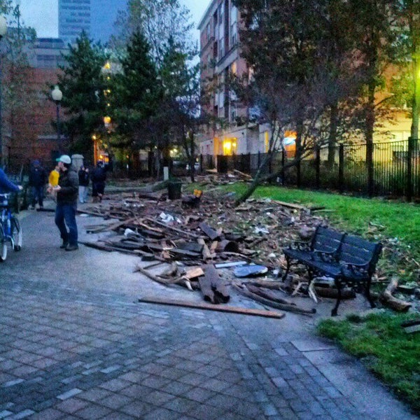 Photo prise au Frankenstorm Apocalypse - Hurricane Sandy par Eric H. le10/31/2012