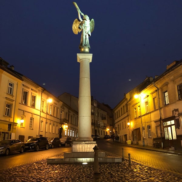 Angel is situated in the center of Uzupis