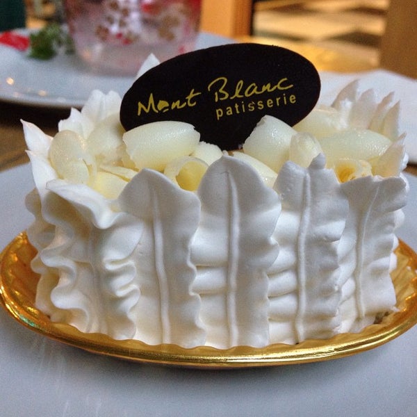 Торт Mont Blanc с Violettes en sucre
