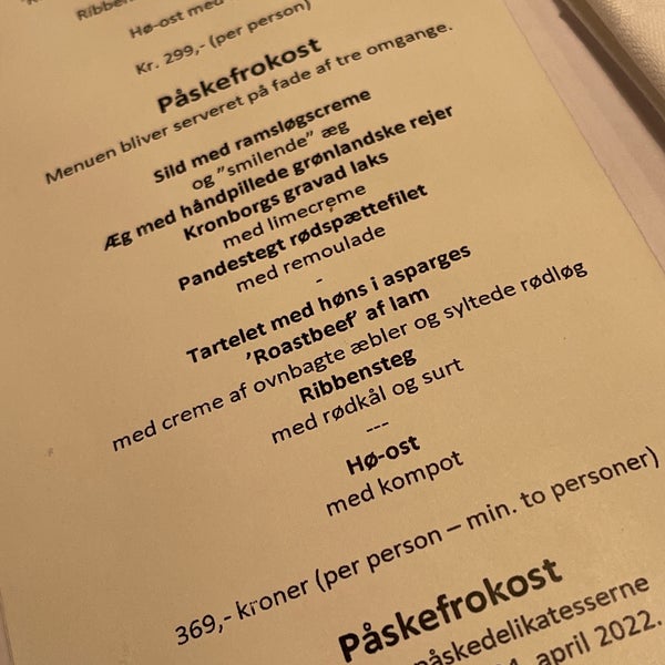 Снимок сделан в Restaurant Kronborg пользователем Morten B. 4/14/2022