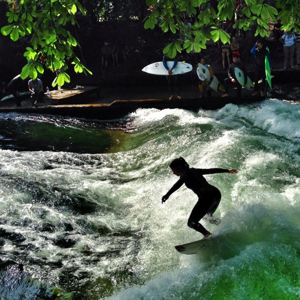 Photos At Eisbachwelle Surf Spot In Englischer Garten Sud