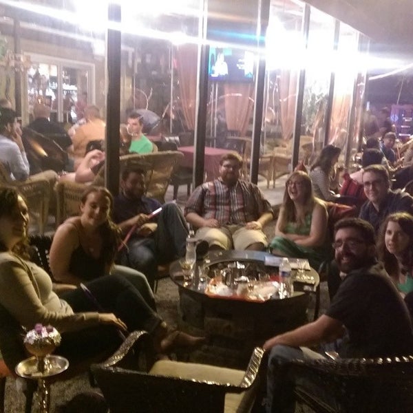 Photo taken at Shahrazad Hookah Lounge &amp; Coffee by Matthew G. on 5/25/2014