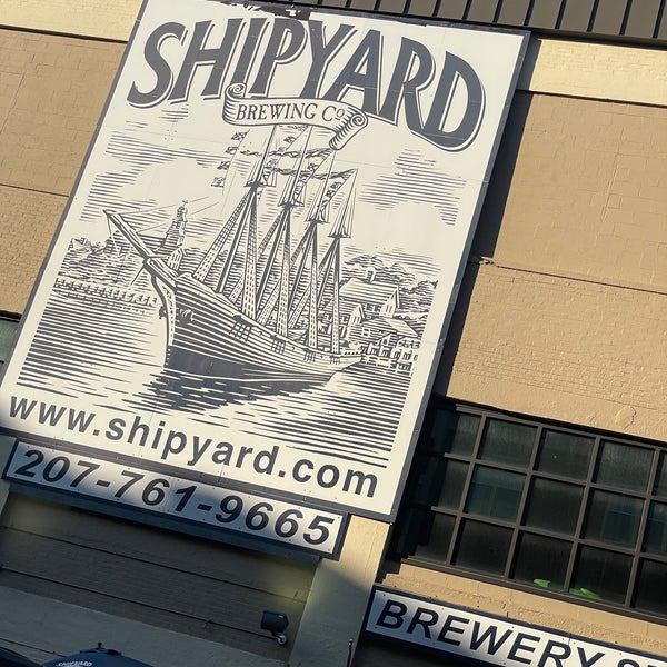 Photo taken at The Shipyard Brewing Company by Tristan C. on 7/9/2022
