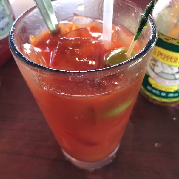 Get the Bloody Mary it's not on the menu but it's quality classic and simple plus they give a good hot sauce to add on the side. Nothing fancy. Just bloody and good.