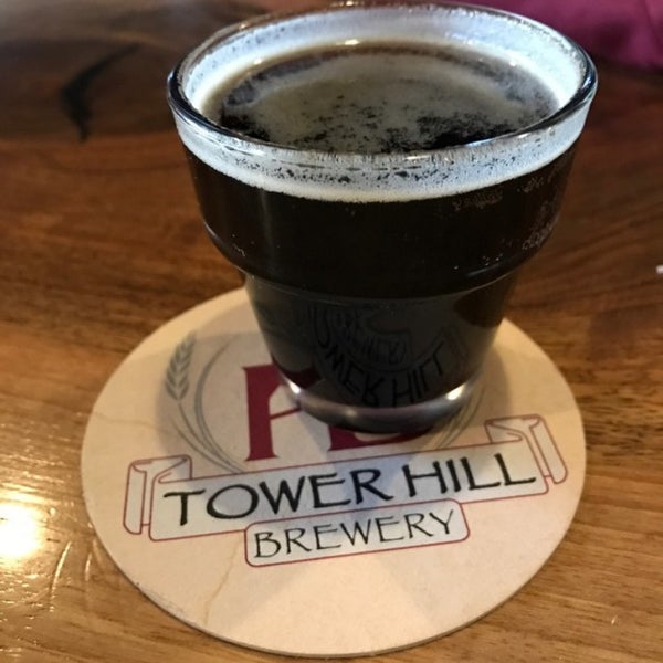 Photo taken at Tower Hill Brewery by Evan W. on 1/21/2017