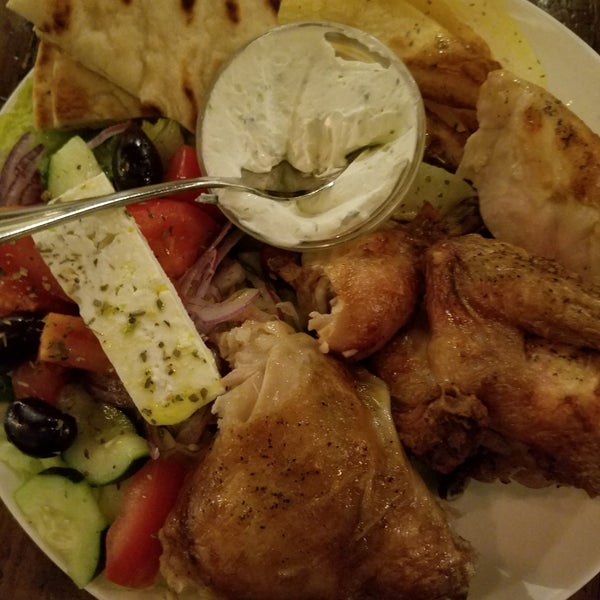 Photo taken at Pitas &amp; Sticks Authentic Greek Grill by Marsha L S. on 4/6/2018