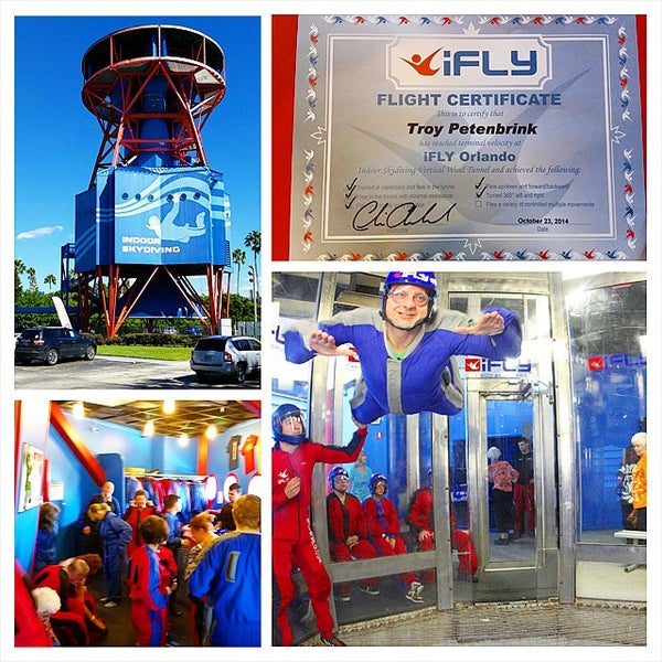 Photo taken at iFly Orlando by Troy P. on 10/23/2014