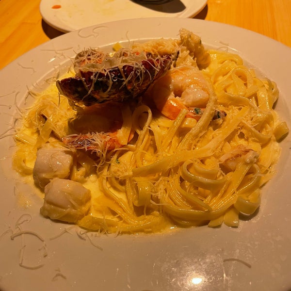 Seafood Pasta is a lot of food for your money