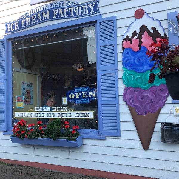 Downeast Ice Cream Factory Ice Cream Parlor in Boothbay Harbor