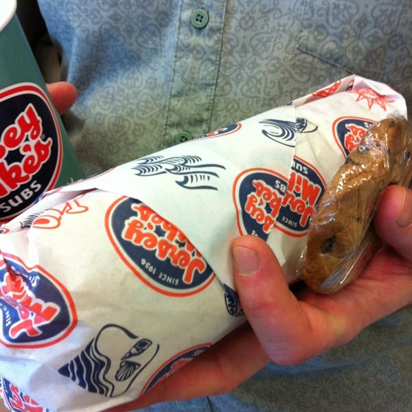 Photo taken at Jersey Mike&#39;s Subs by Georgina T. on 3/16/2013