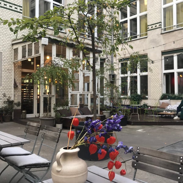 It’s not just a hotel-it’s an experience. As soon as you are inside,you’ll reevaluate all your plans for Berlin and decide to spend all your time here. There’s a lot to do. With natural wines or w/out