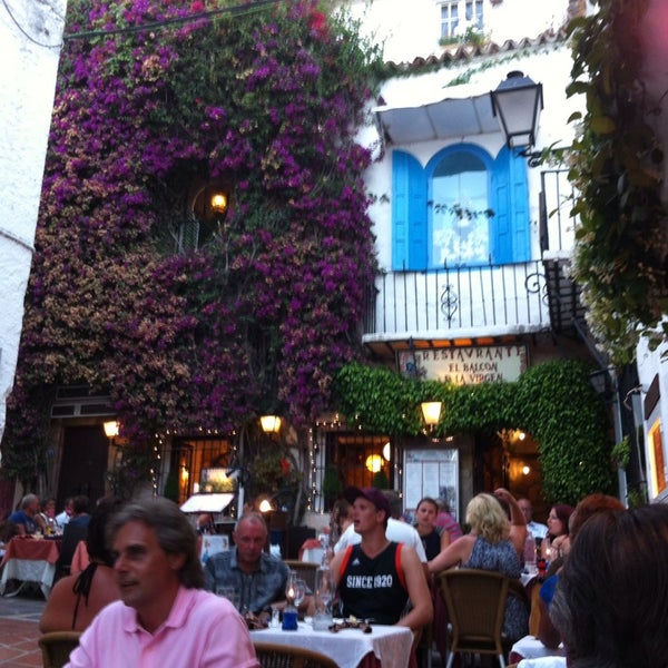Photo taken at Restaurante Marbella Patio by Hank on 7/18/2013
