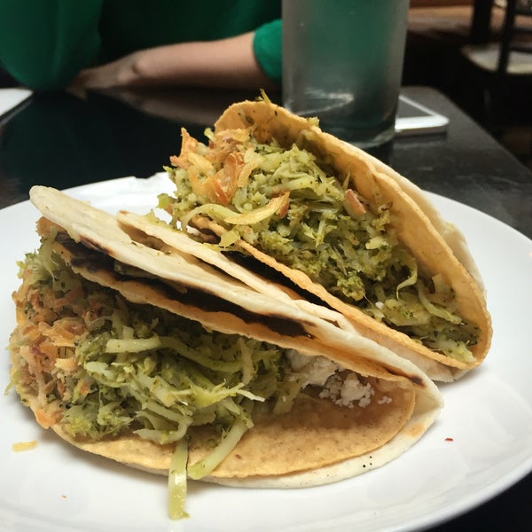 You must get the double decker broccoli tacos. You'll be doing yourself a disservice if you don't.