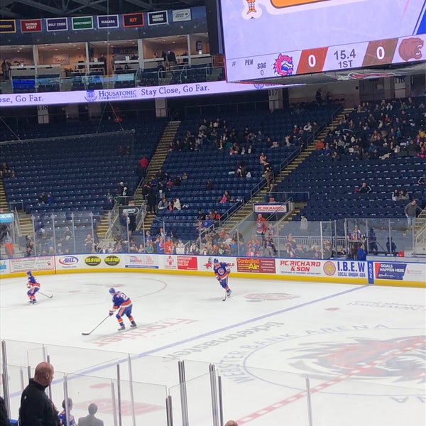 Photo taken at Total Mortgage Arena by Gregg W. on 2/24/2019