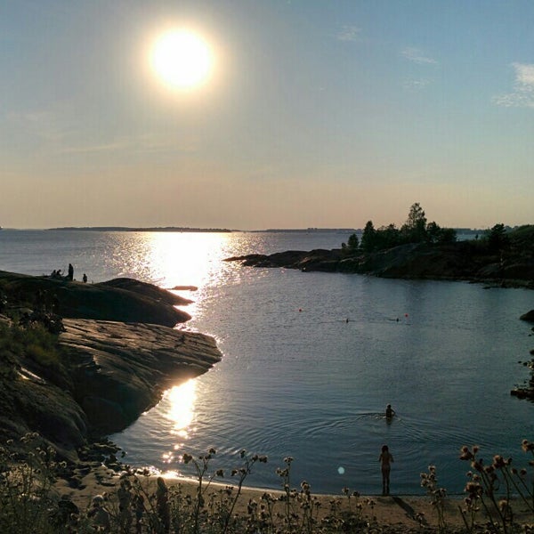 Photo taken at Suomenlinnan uimaranta by Stefano P. on 8/25/2015