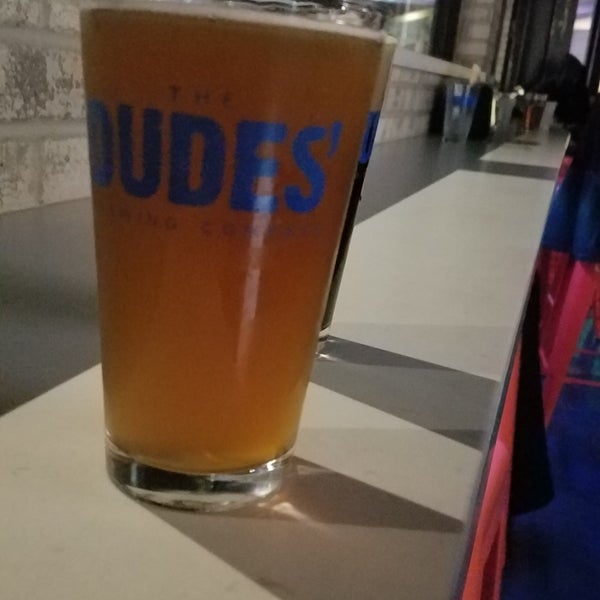 Photo taken at The Dudes&#39; Brewing Co. by Omar M. on 2/27/2019
