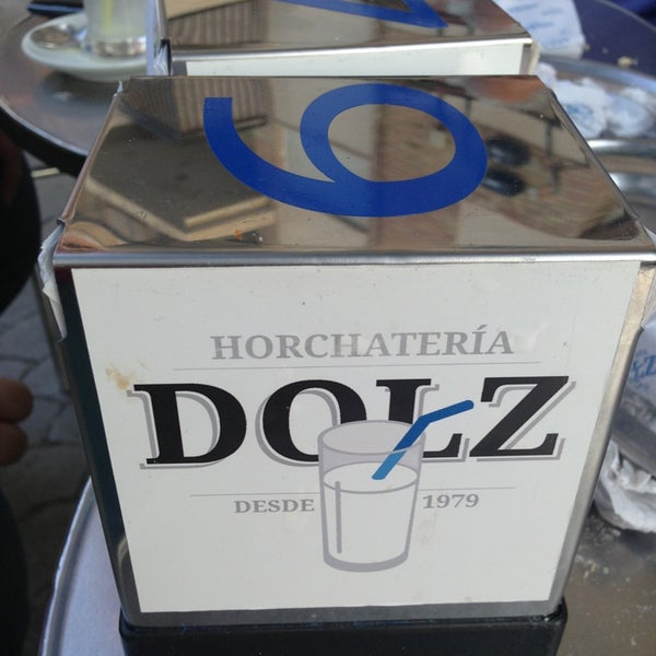 Photo taken at Horchatería Dolz by Sonia B. on 7/15/2013