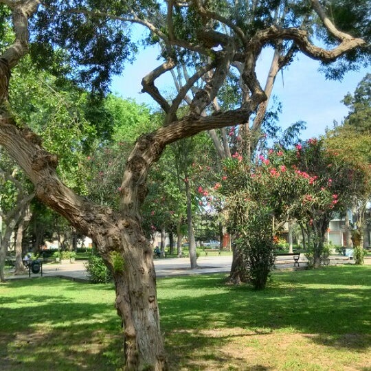 Photo taken at Parque Ramon Castilla by Joaquín C. on 2/18/2014