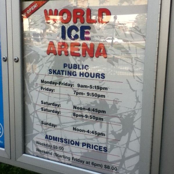 Photo taken at World Ice Arena by Philip on 6/29/2014