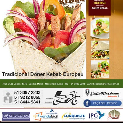 Dica pra esta SEXTA FEIRA--> TRADICIONAL Döner Kebab CORDEIRO! COMPARTILHE a dica com seus amigos, eles podem gostar. Döner Kebab - Saboroso & Saudável - Vai satisfazer por completo!! visite website