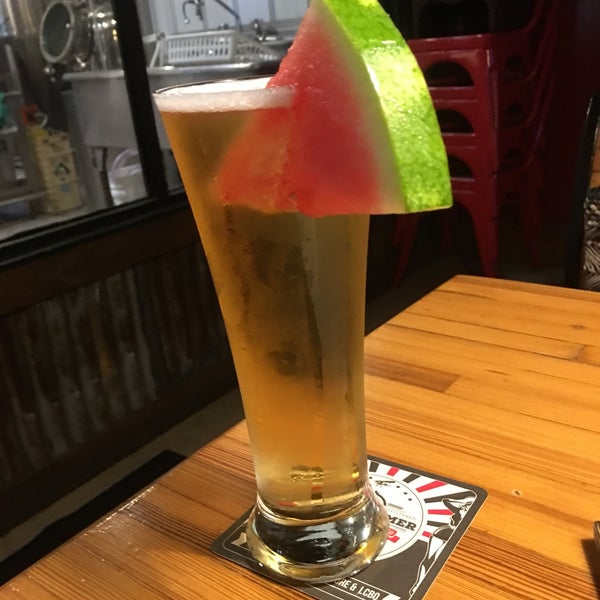 Try the watermelon beer