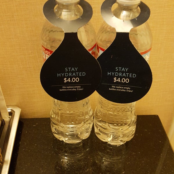 4$ per bottle of a cheap water - ridiculous.