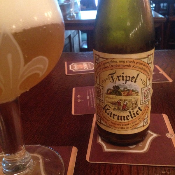 You have to get the Belgian fries so good with a triple karmeliet