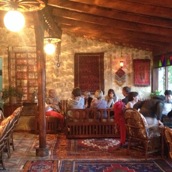 Photo taken at Pacha Hotel &amp; Restaurant by Özgür K. on 6/4/2014