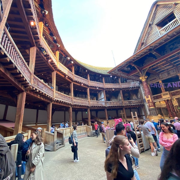 Photo taken at Shakespeare&#39;s Globe Theatre by Tahsin A. on 5/21/2022