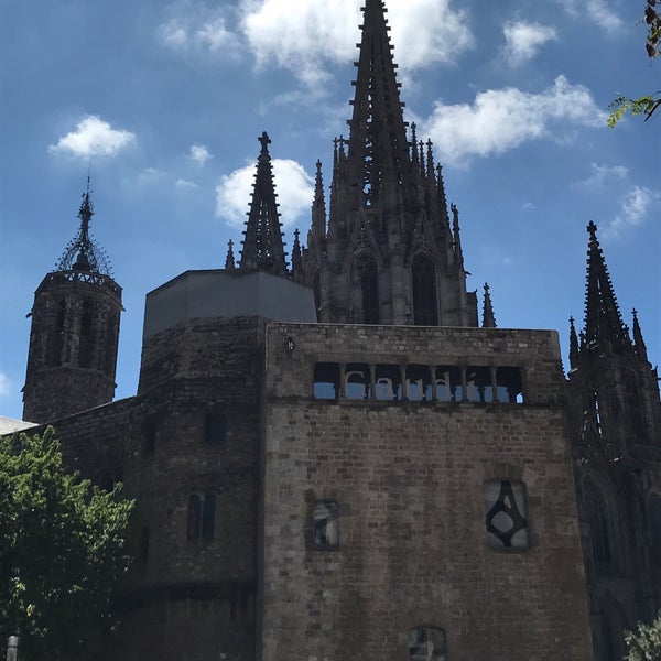 Photo taken at Cathedral of the Holy Cross and Saint Eulalia by Stephanie T. on 5/4/2019